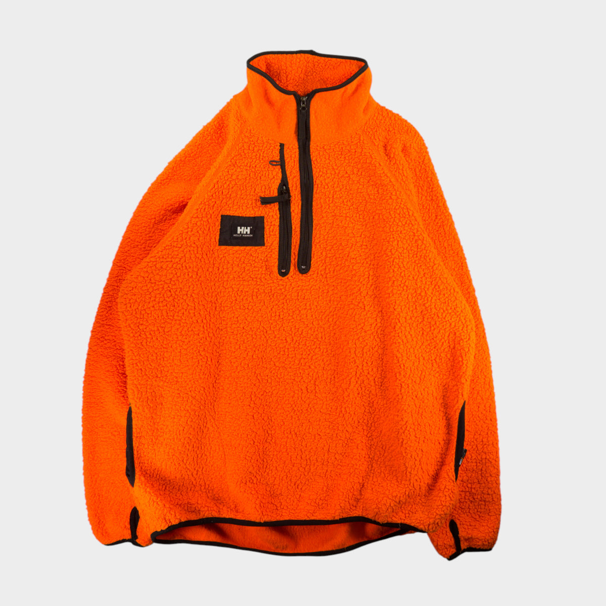 Helly Hansen FibreLock Sherpa Винтидж 90-те Оранжев Полар с Цип