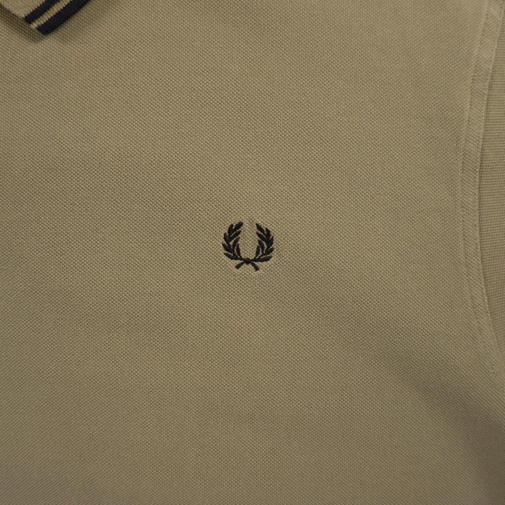 Fred Perry Зелена Тениска с Яка