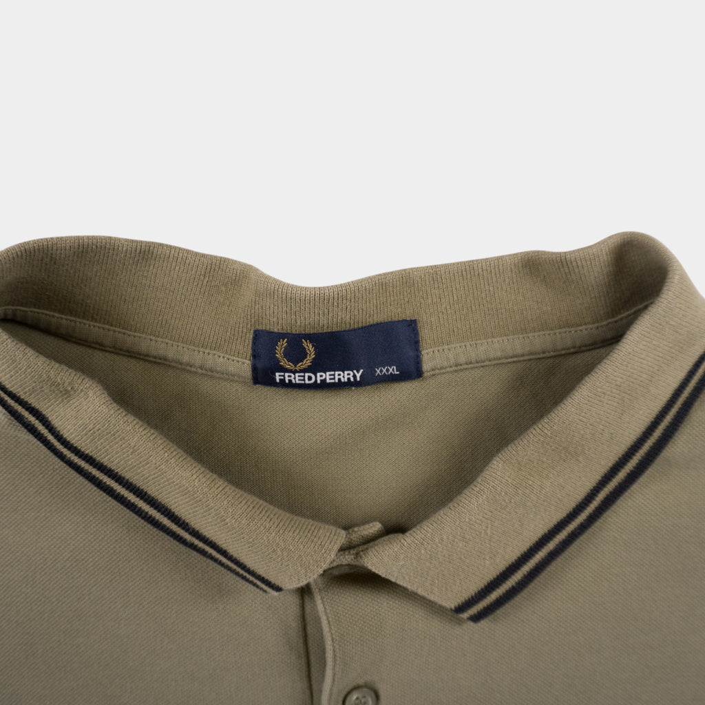 Fred Perry Зелена Тениска с Яка