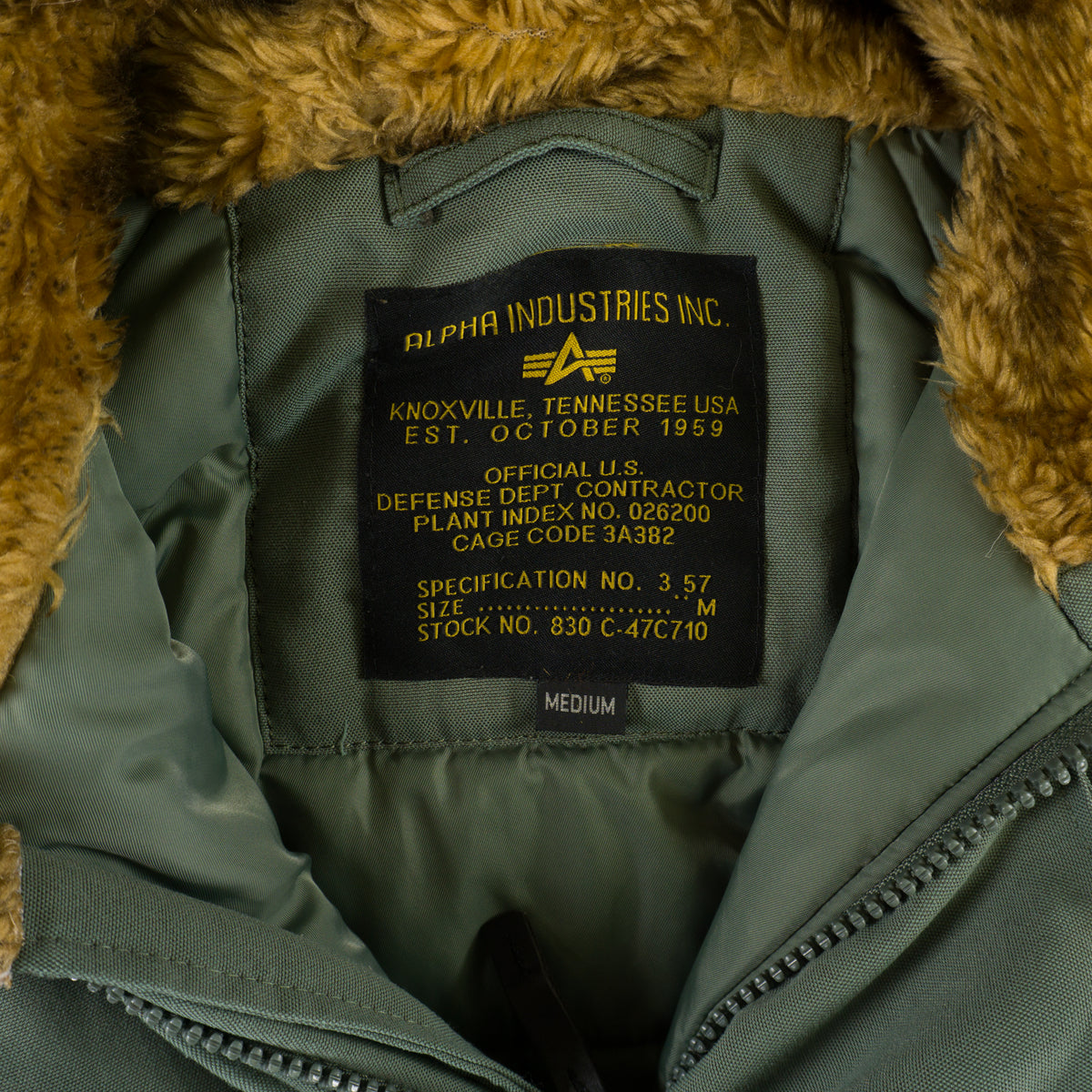 Alpha Industries N-3B Snorkel Parka Винтидж 2000-те Зелено Парка Яке