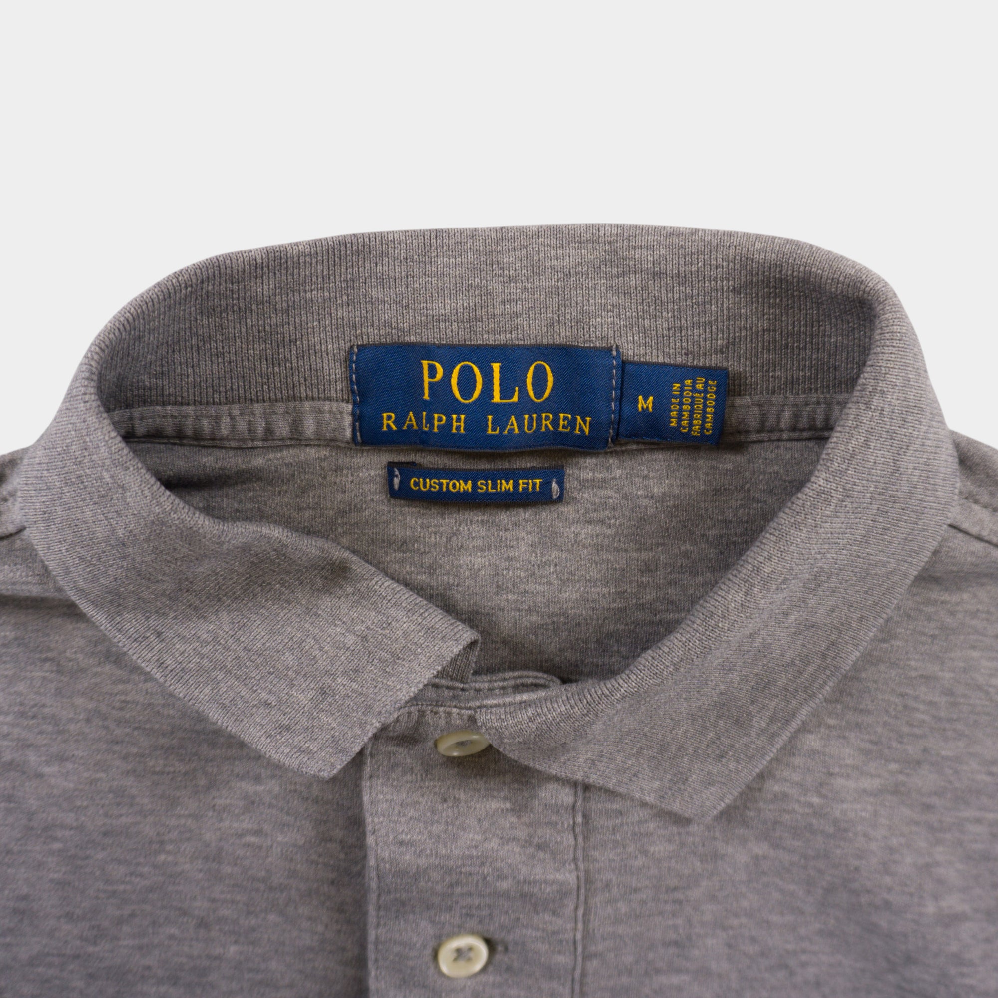 Polo Ralph Lauren Сива Тениска с Яка