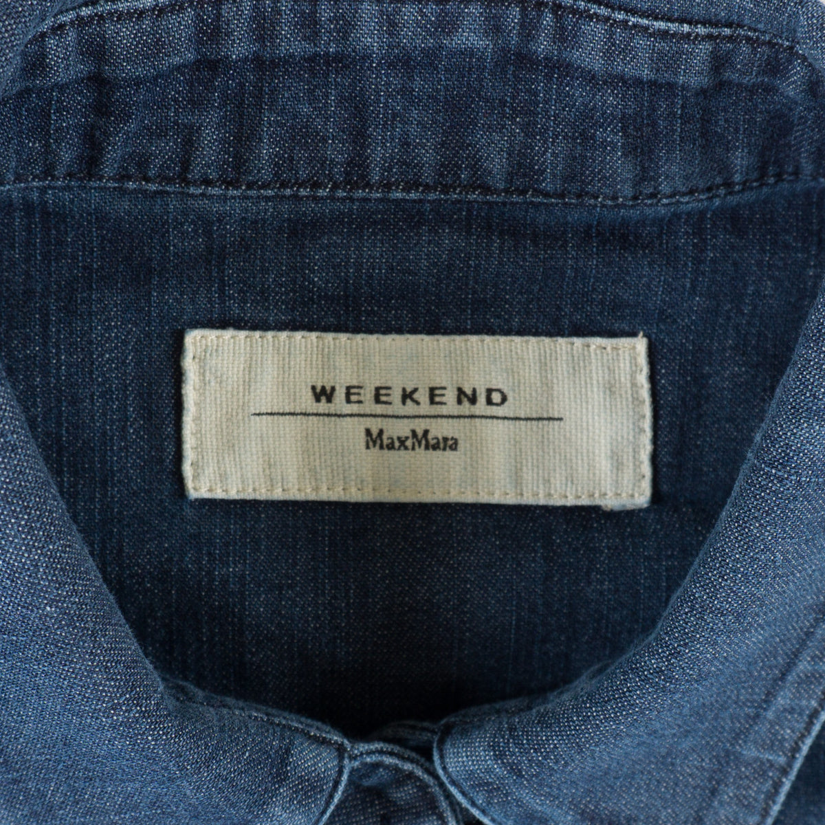 Max Mara Weekend Синя Риза с Дълъг Ръкав
