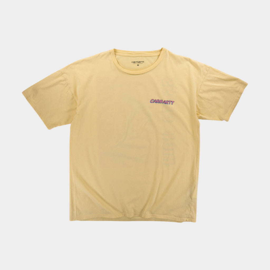 Carhartt WIP Жълта Тениска с Графика