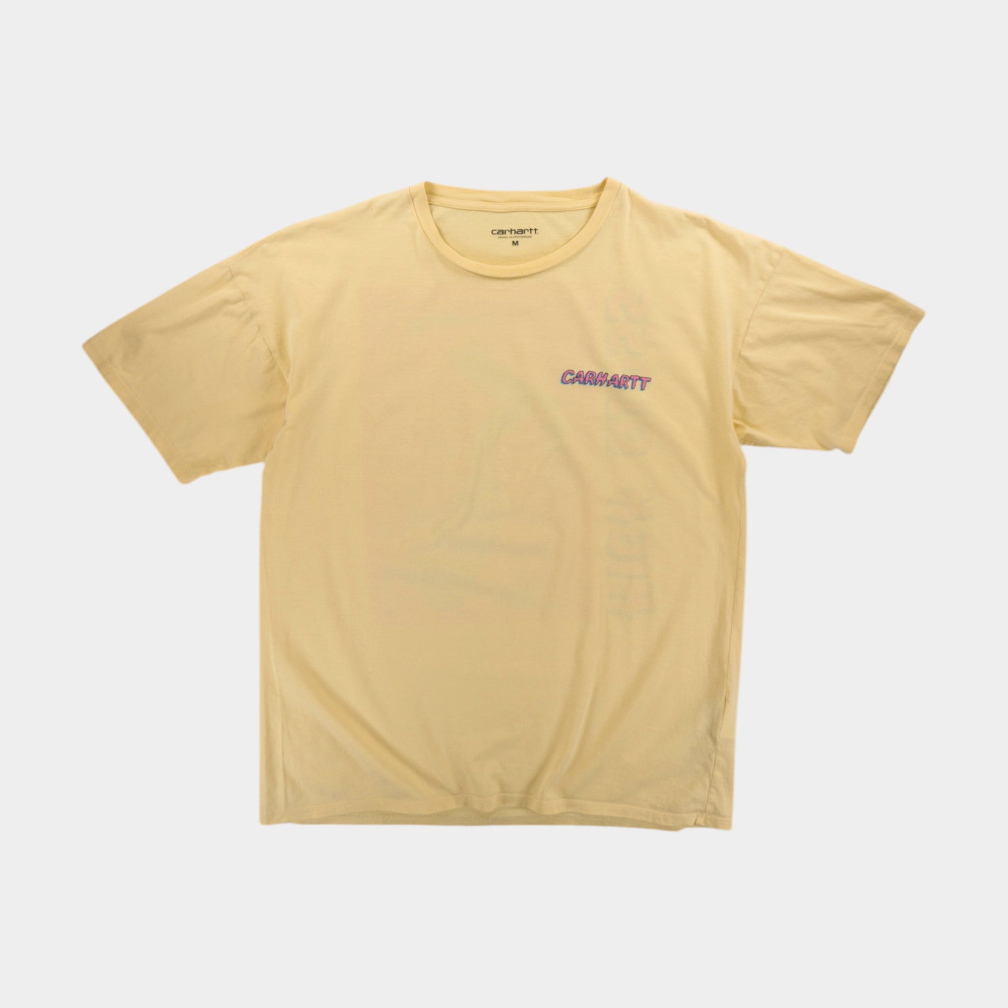 Carhartt WIP Жълта Тениска с Графика
