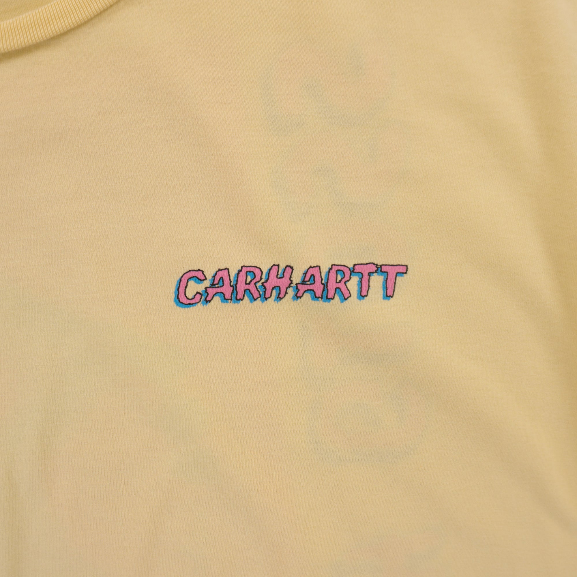 Carhartt WIP Жълта Тениска с Графика