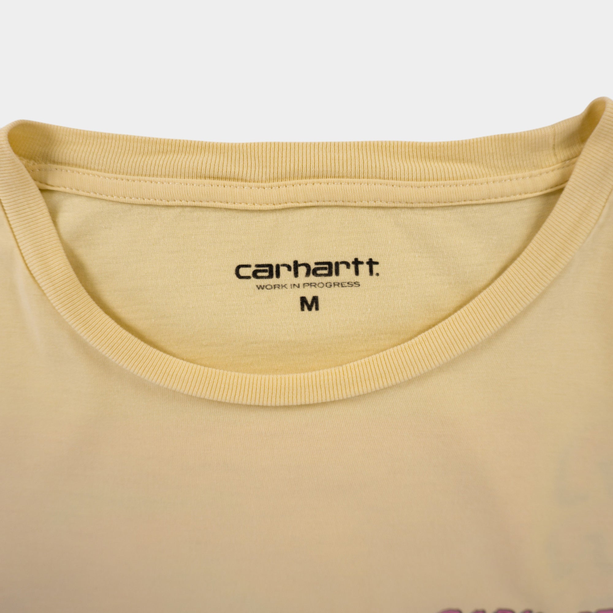 Carhartt WIP Жълта Тениска с Графика