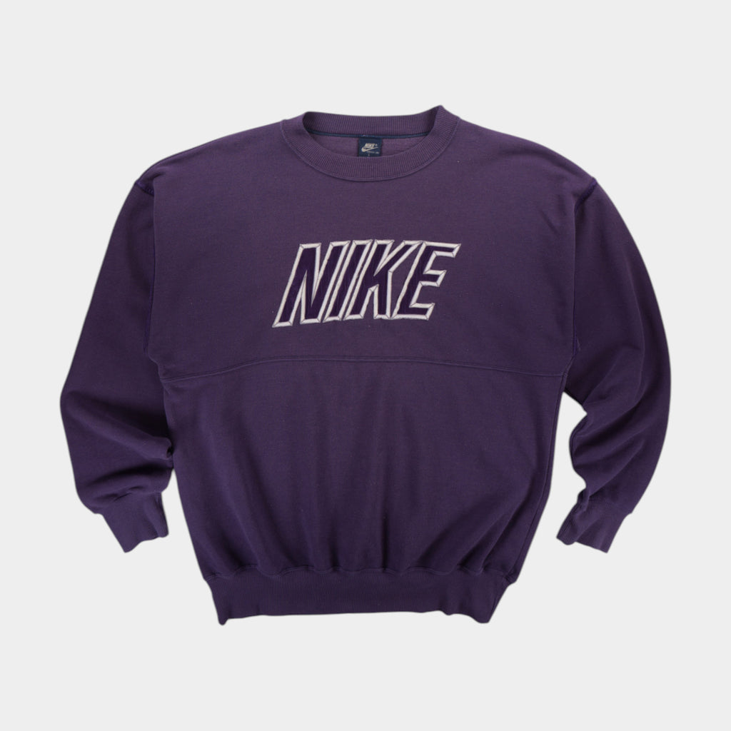 Nike Винтидж 80те Лилава Блуза