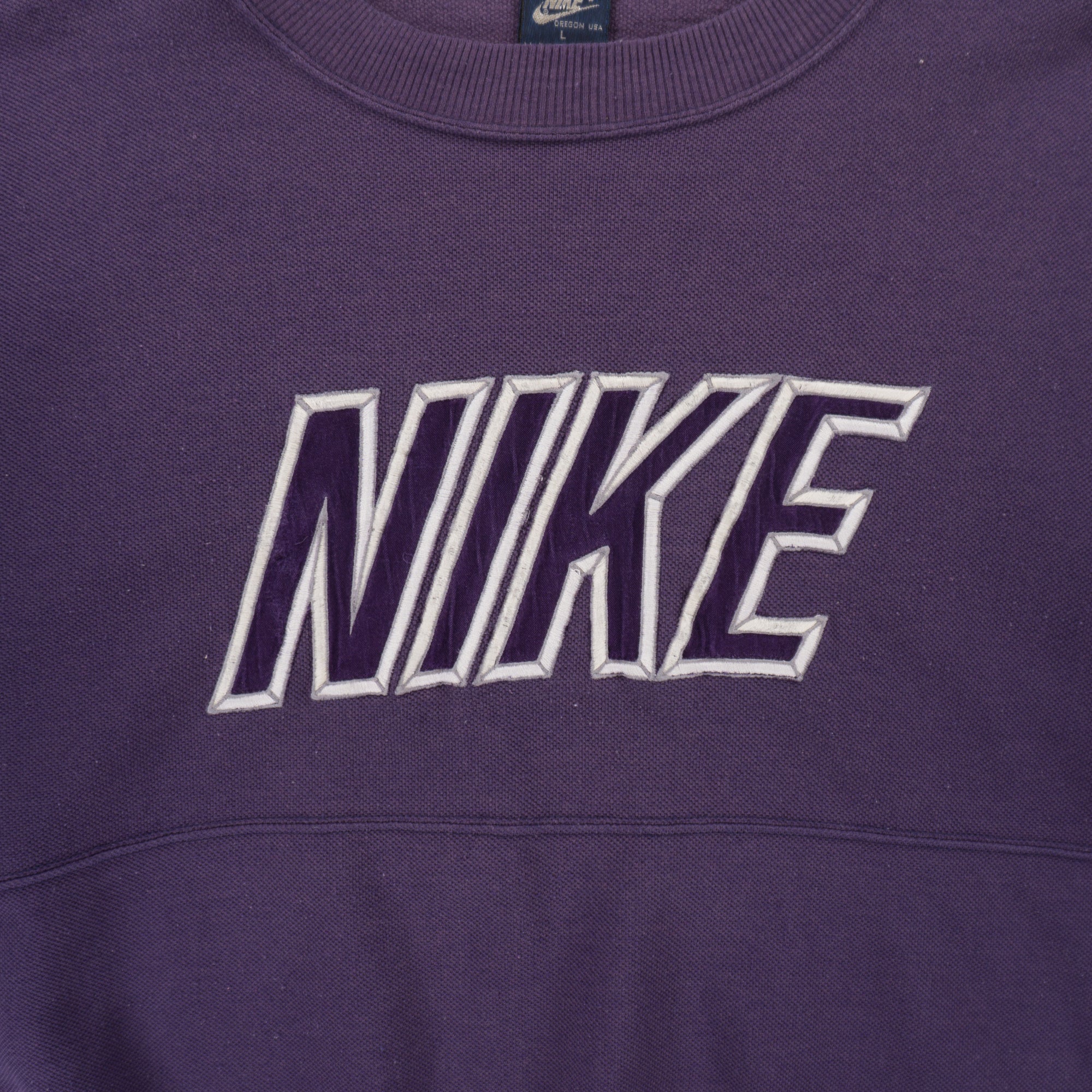 Nike Винтидж 80те Лилава Блуза