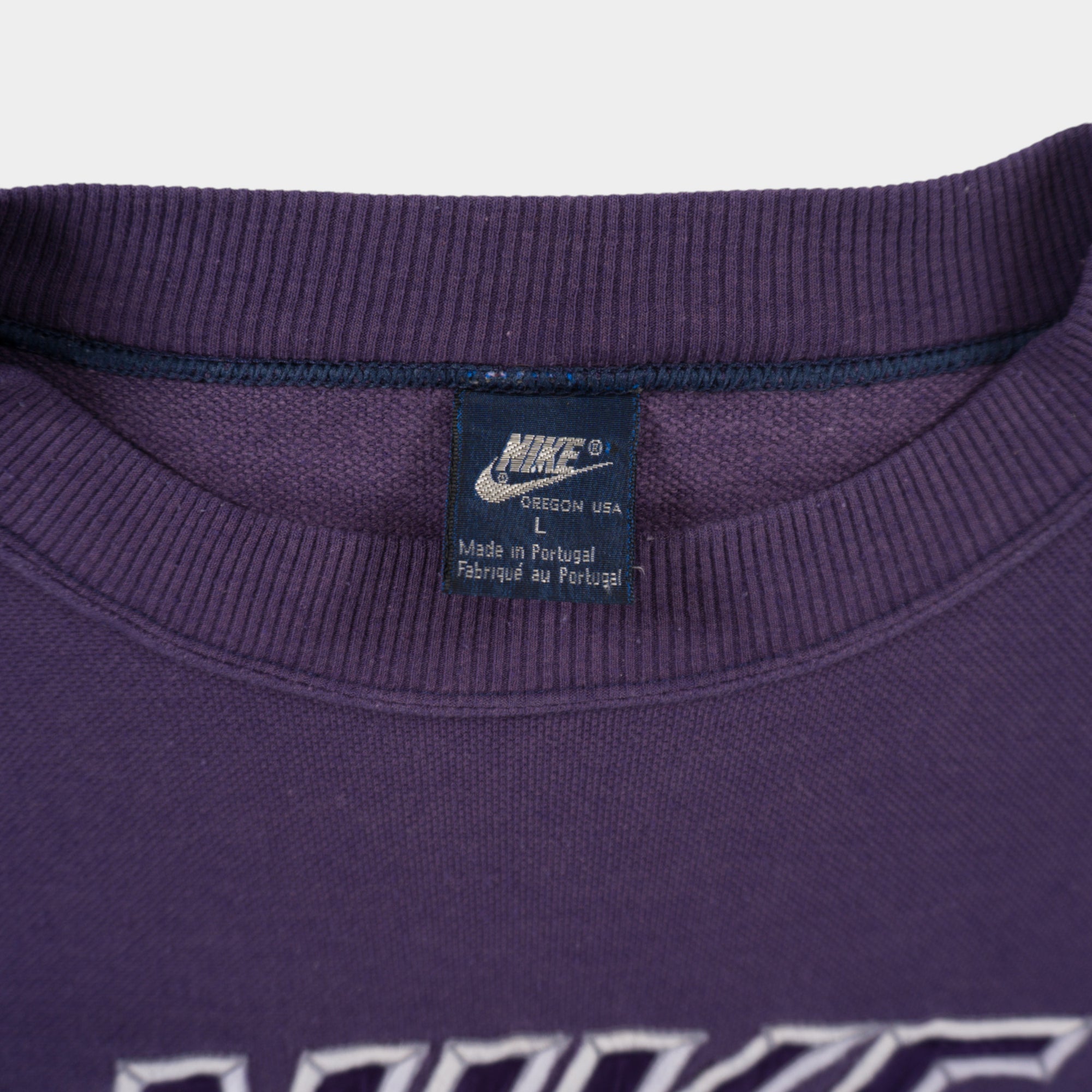 Nike Винтидж 80те Лилава Блуза