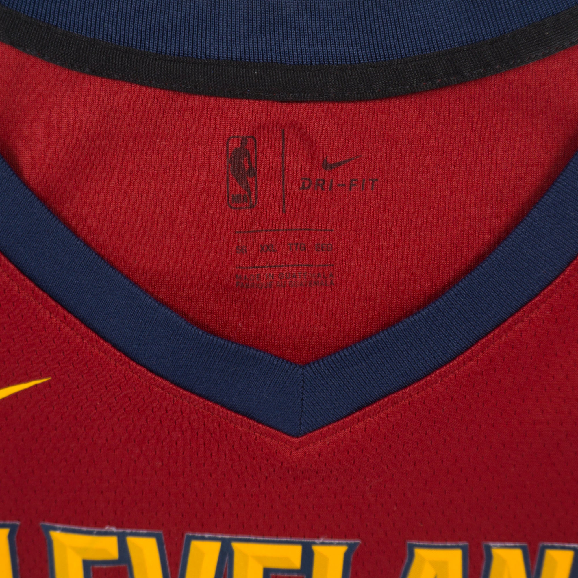 Nike Dri-Fit X NBA Cleveland Червено Джърси