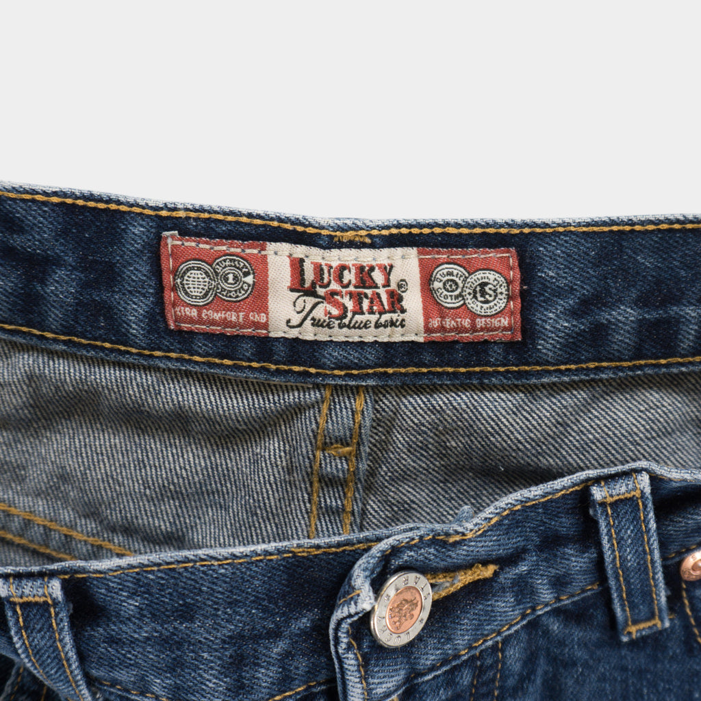 Lucky Star Винтидж Сини Дънки