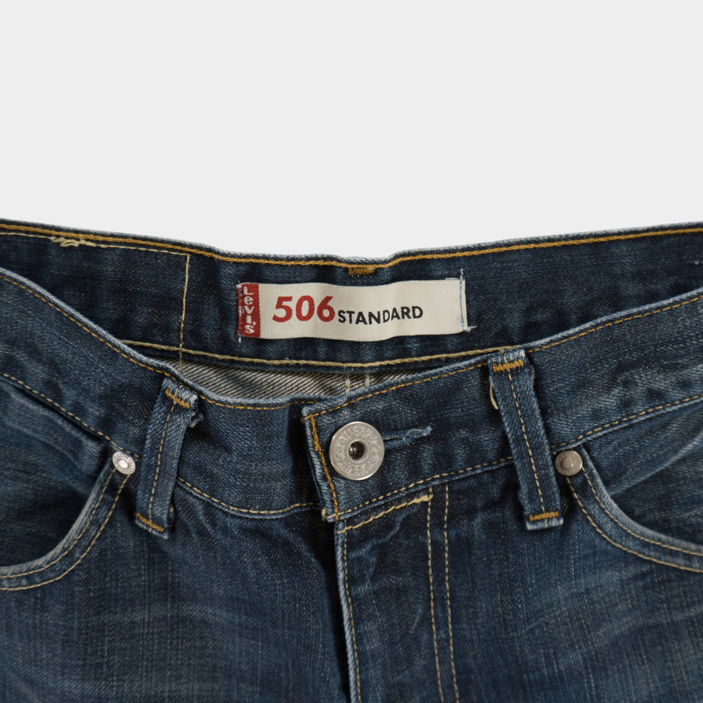 Levi's 506 Винтидж Тъмно Сини Дънки