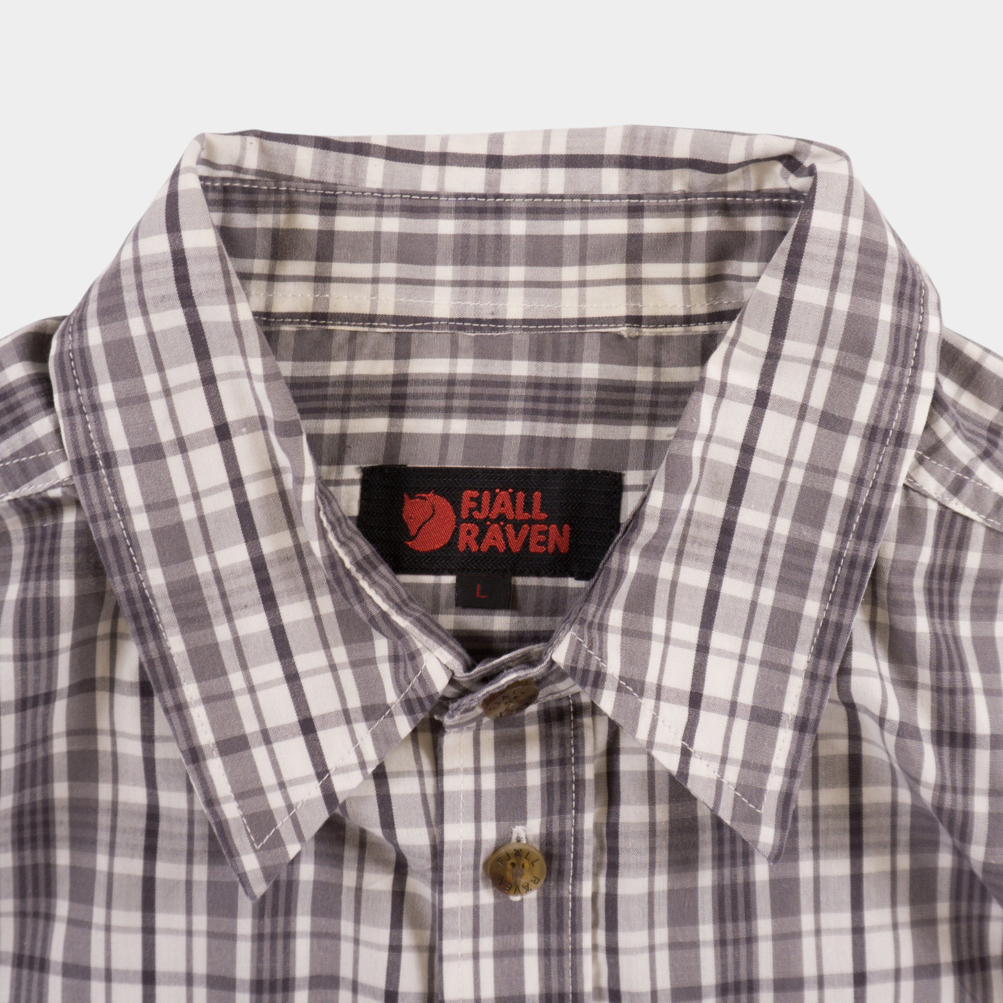 Fjallraven Винтидж Карирана Риза с Дълъг Ръкав