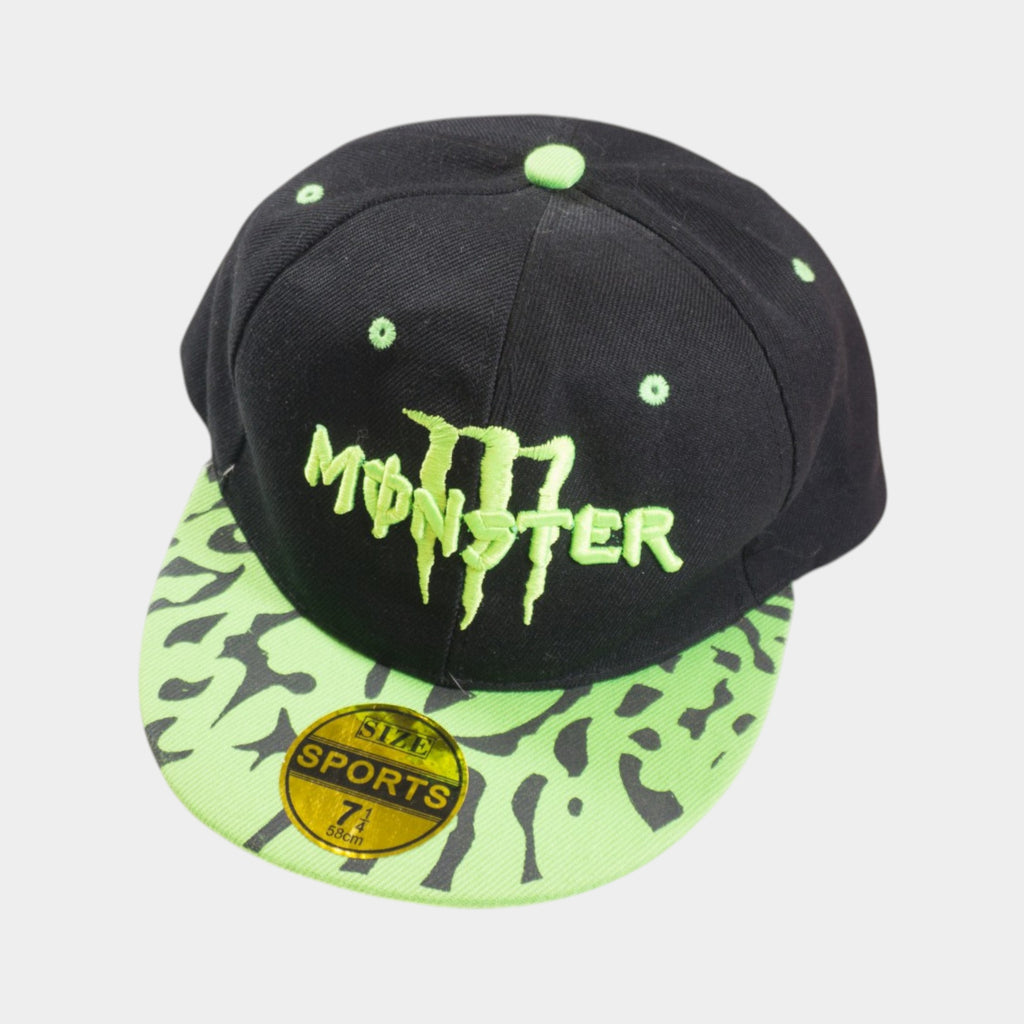 Monster Energy Snapback Винтидж 2000те Зелена/Черна Шапка