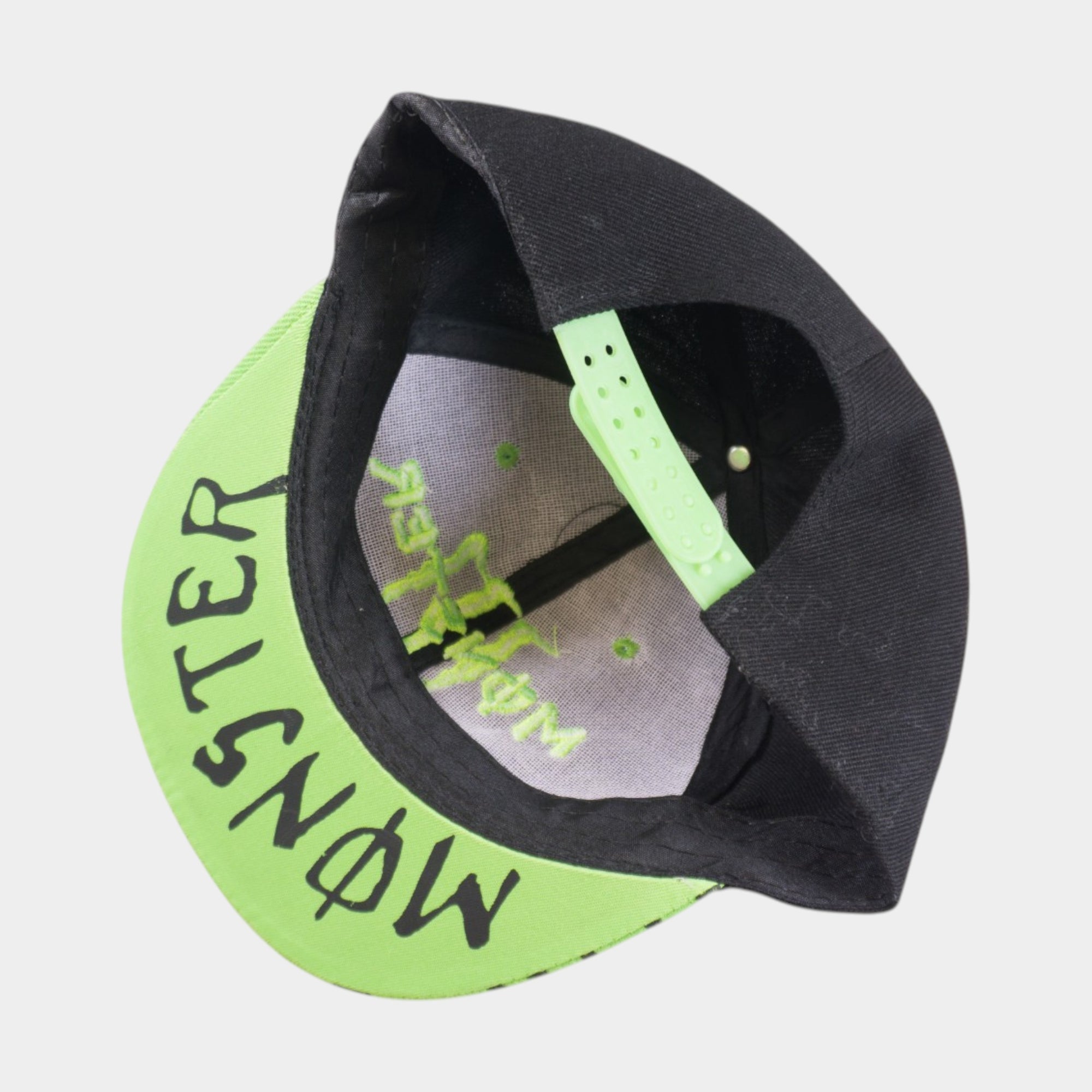 Monster Energy Snapback Винтидж 2000те Зелена/Черна Шапка