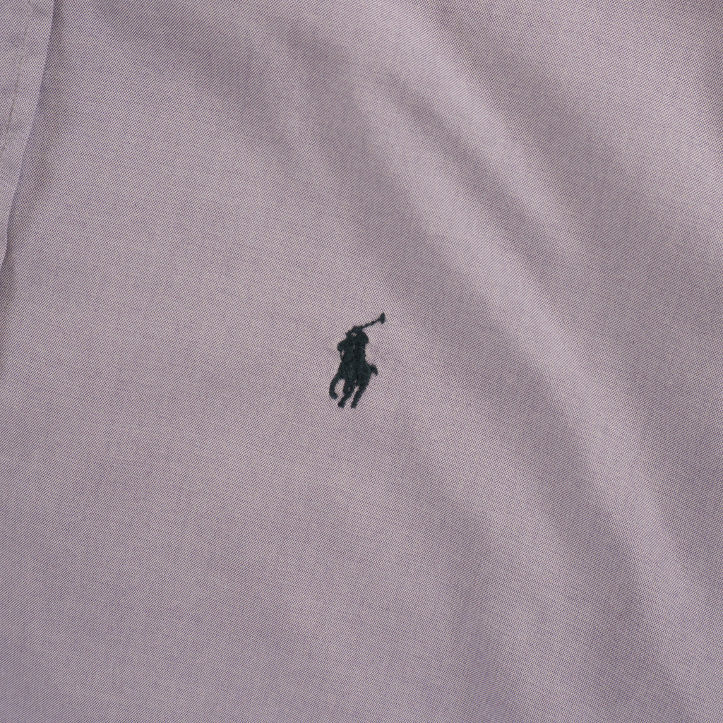 Polo Ralph Lauren Винтидж Светло Лилава Риза с Дълъг Ръкав