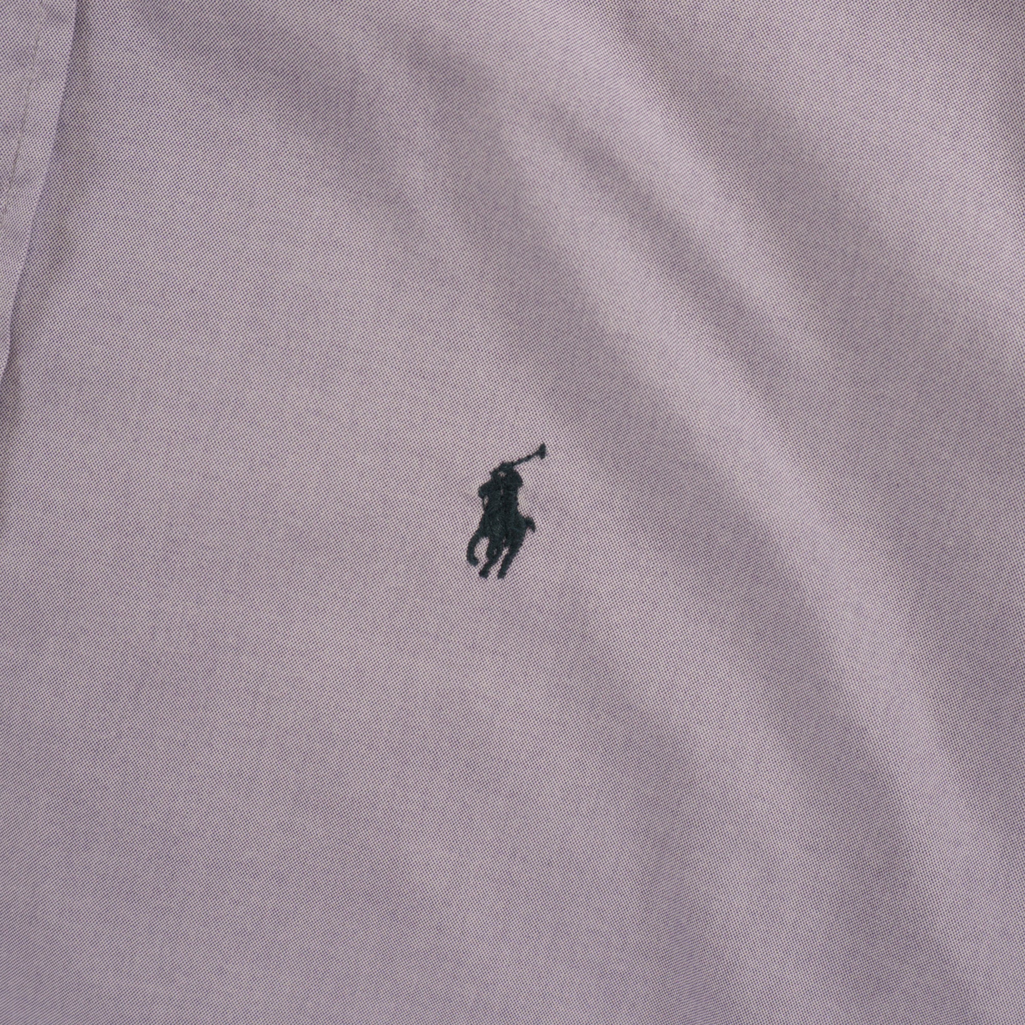 Polo Ralph Lauren Винтидж Светло Лилава Риза с Дълъг Ръкав