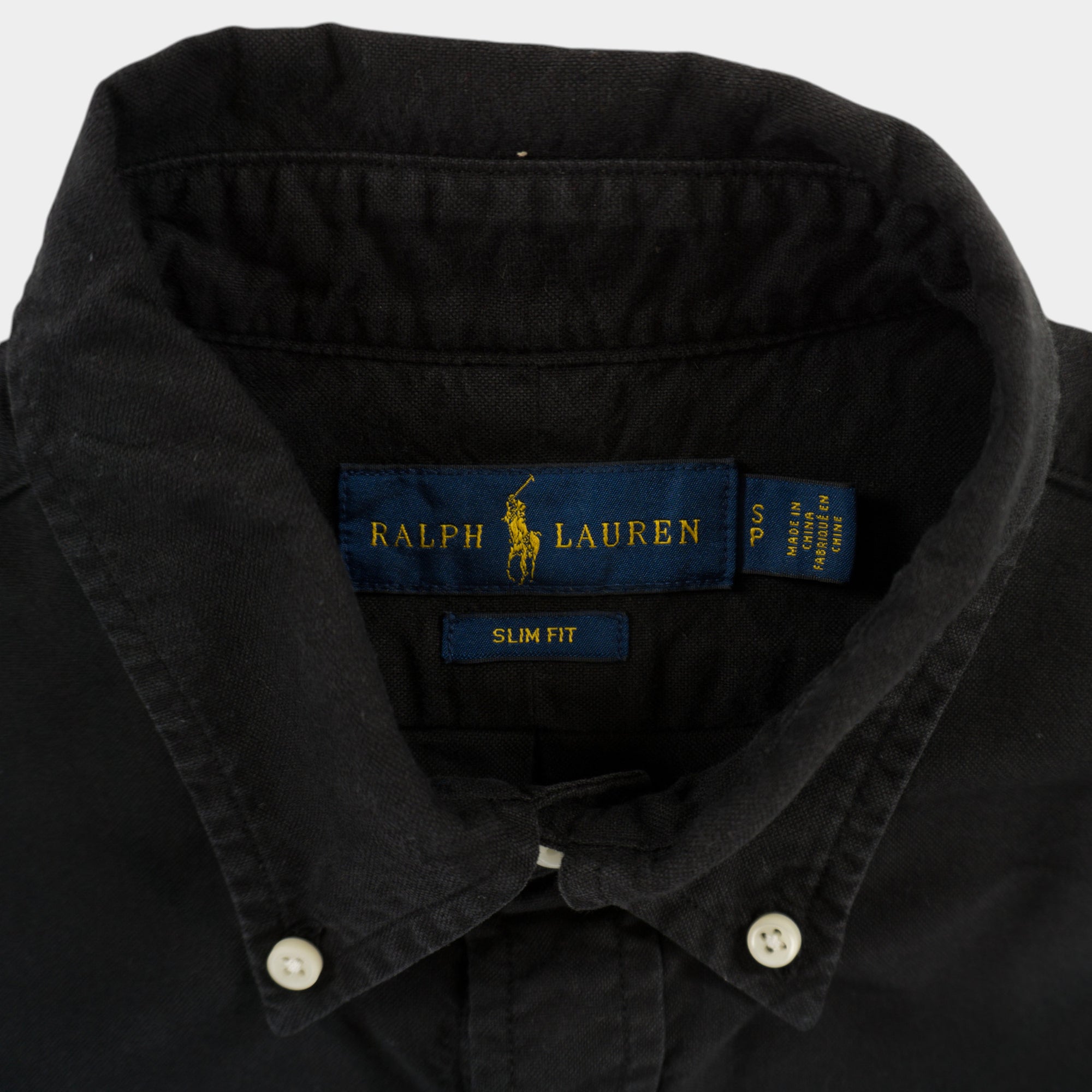 Ralph Lauren Черна Риза с Дълъг Ръкав