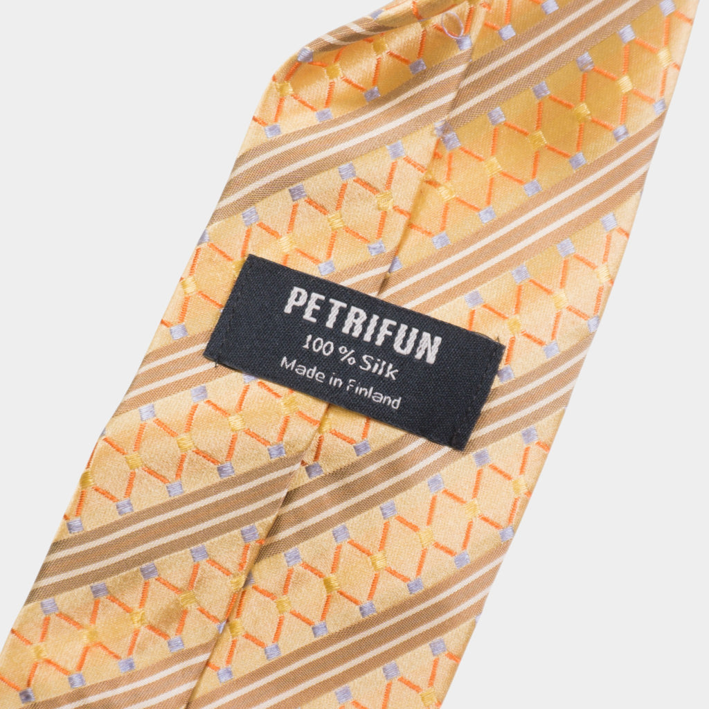 PETRIFUN Винтидж Копринена Вратовръзка
