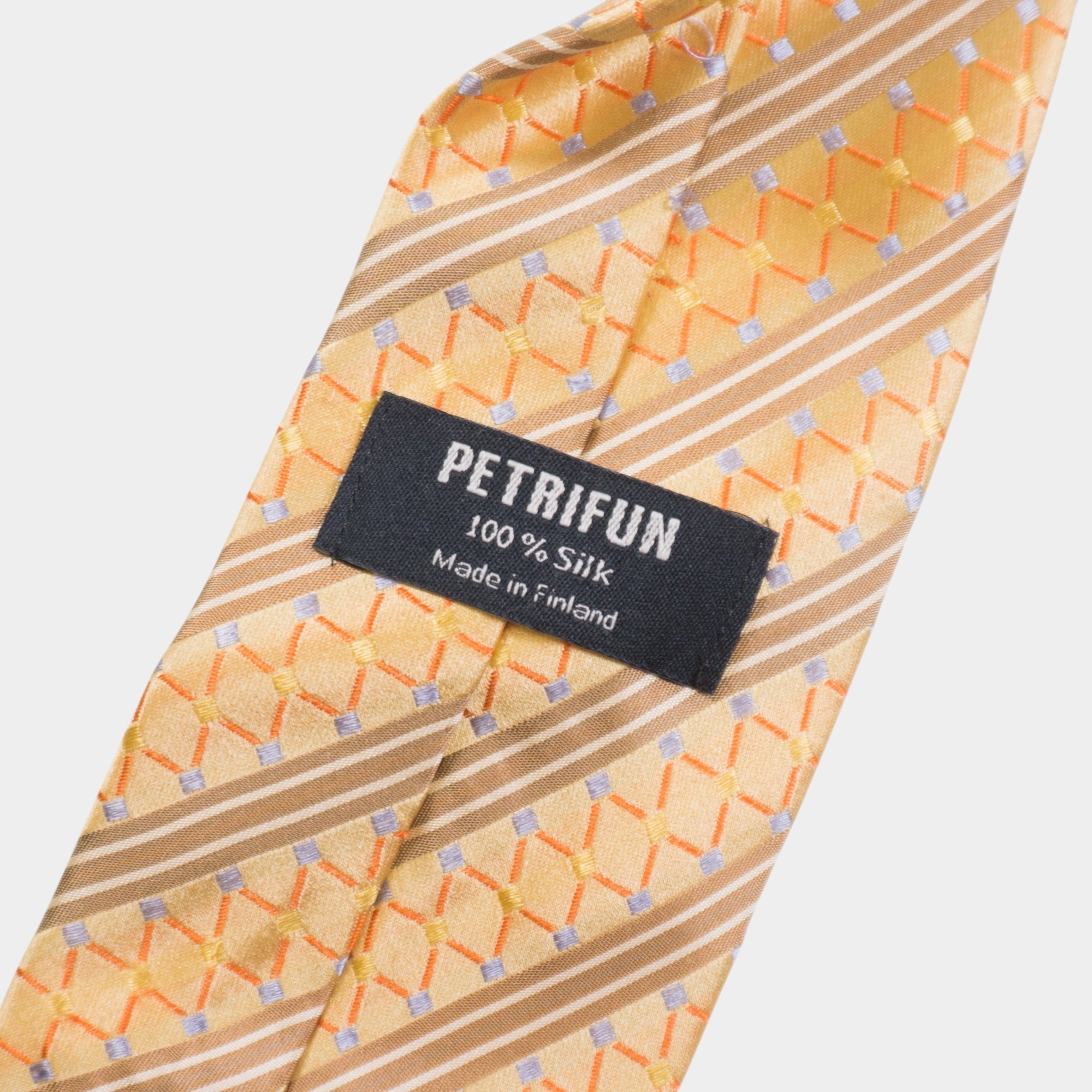 PETRIFUN Винтидж Копринена Вратовръзка