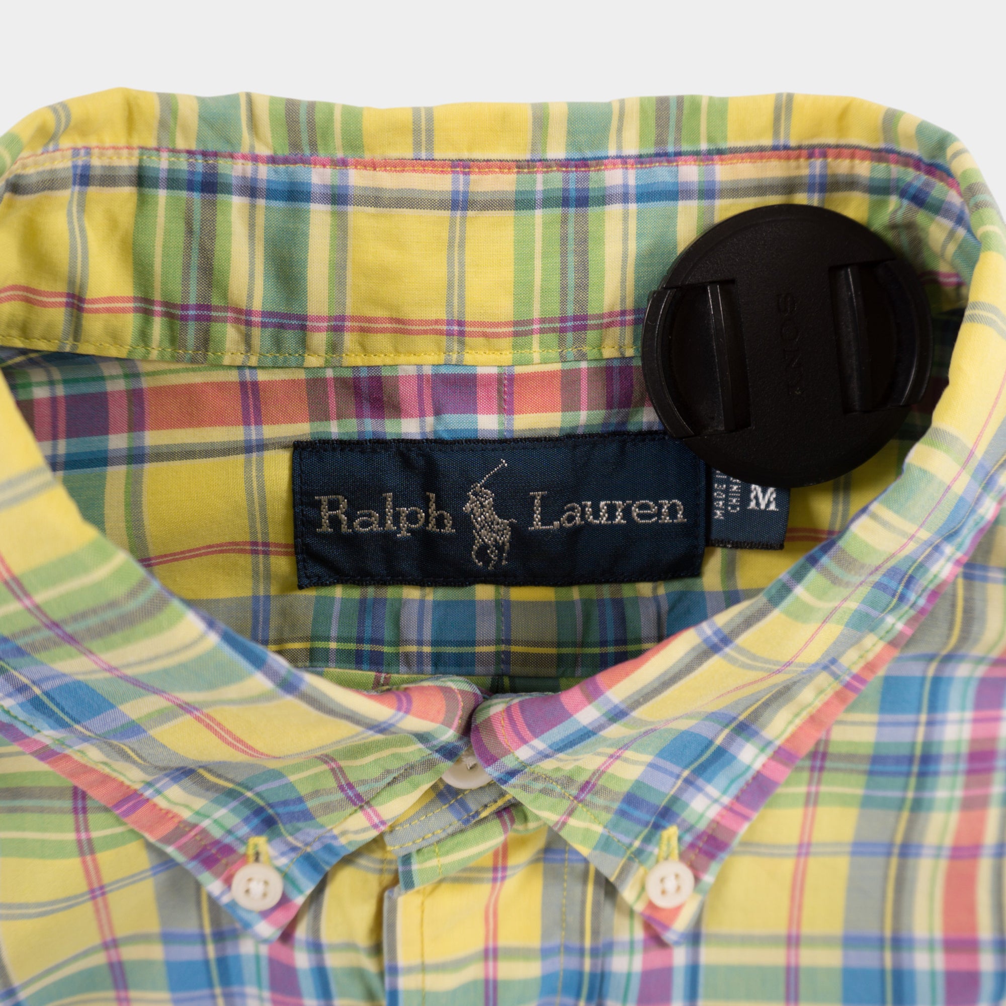Ralph Lauren Винтидж Карирана Риза с Дълъг Ръкав