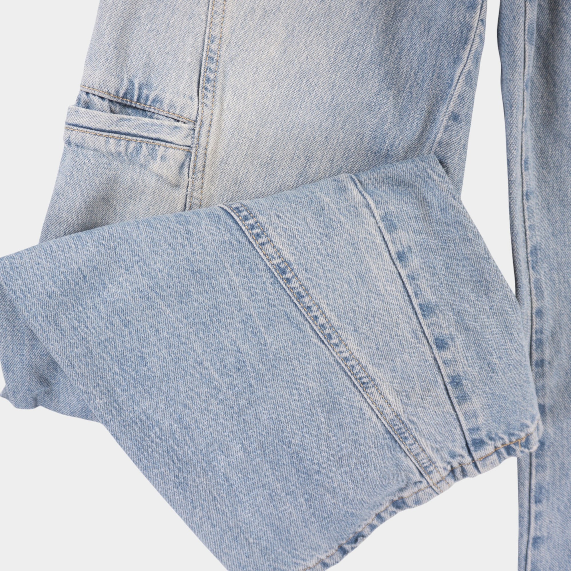Zara Сини Широко Карго Дънки