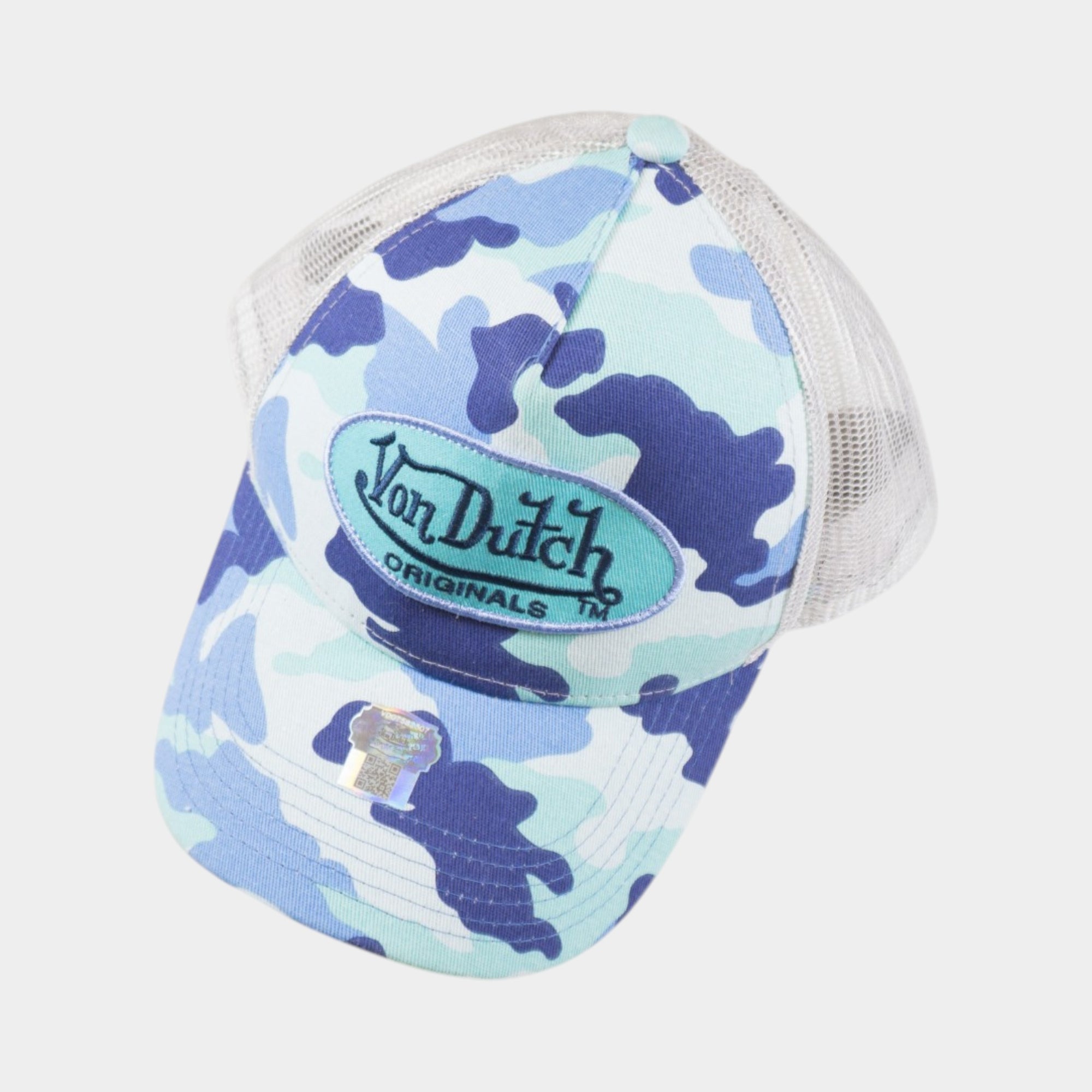 Von Dutch Синя Камуфлажна Бейзболна Шапка