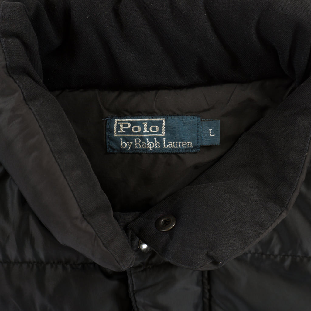 Polo Ralph Lauren Винтидж Черен Пухен Елек