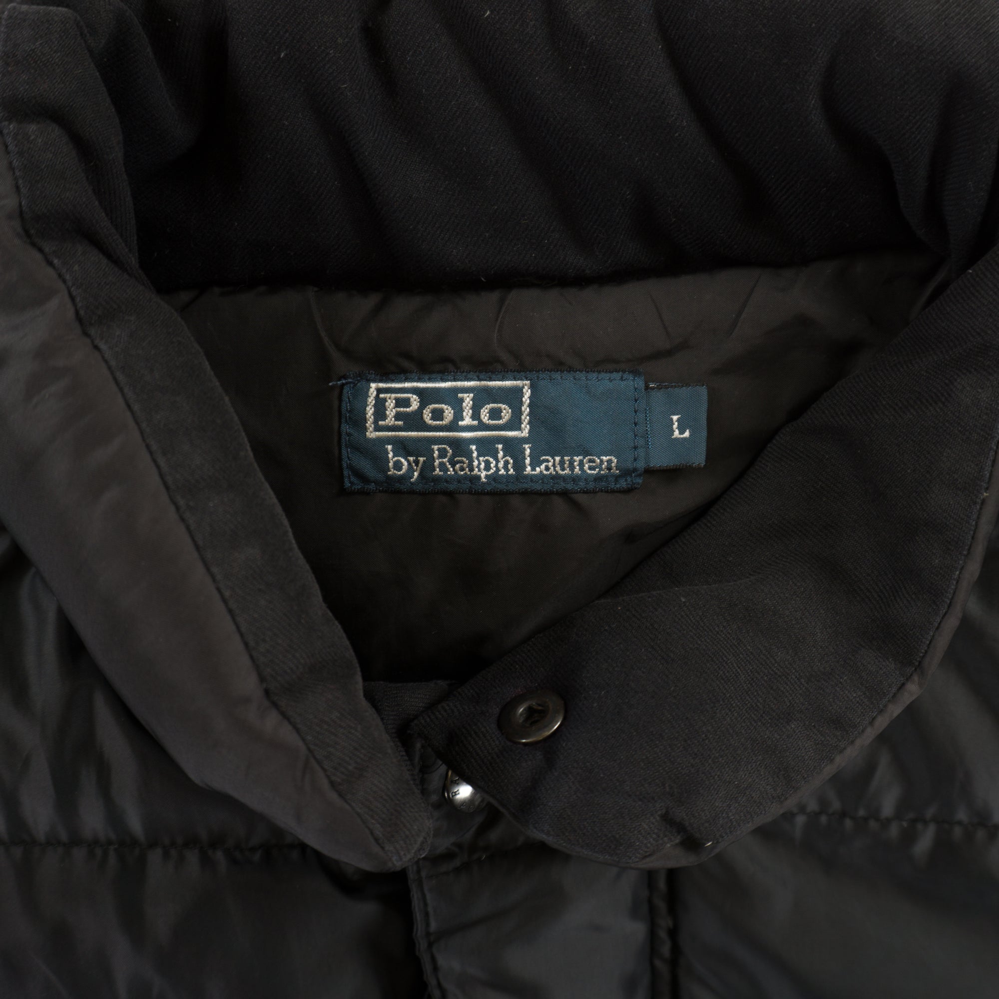 Polo Ralph Lauren Винтидж Черен Пухен Елек