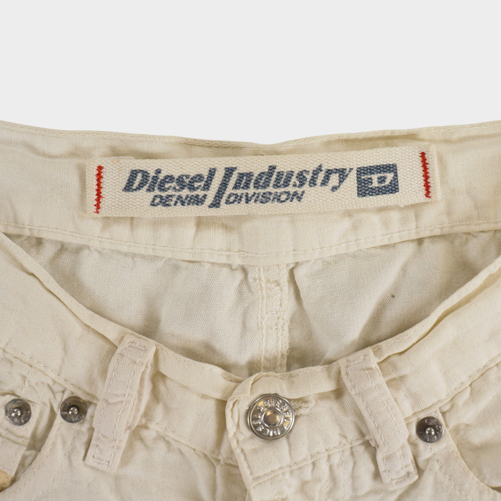 Diesel Industry Винтидж 2000-те Бежови Панталони с Лен
