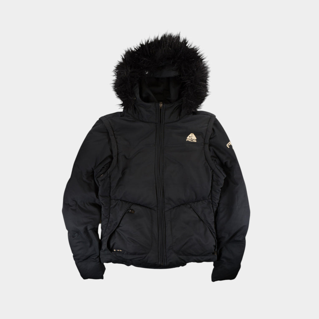 Nike ACG Винтидж Черно 2 в 1 Яке