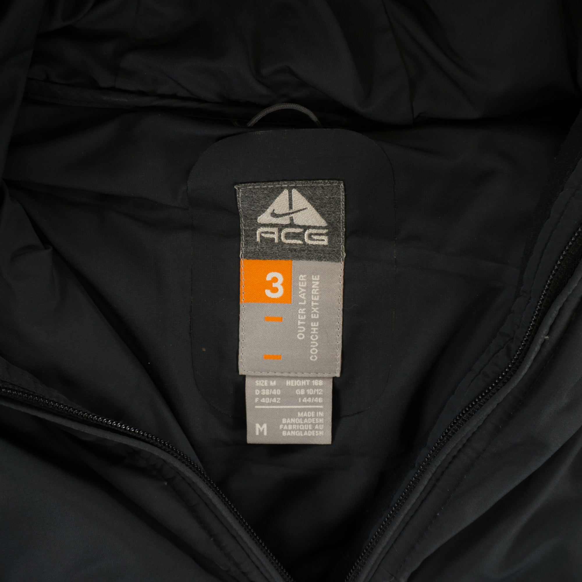 Nike ACG Винтидж Черно 2 в 1 Яке