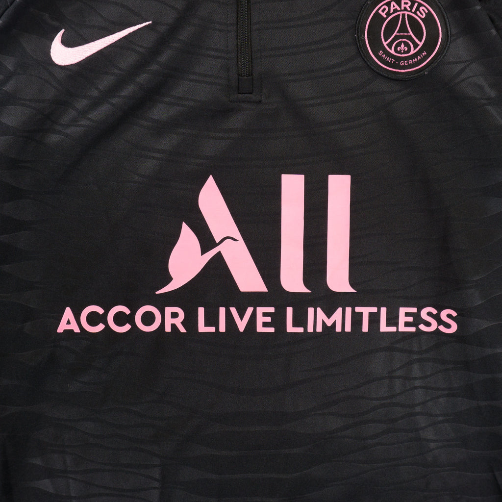 Nike x Paris Saint-Germain Dri-Fit Черна Блуза с Цип