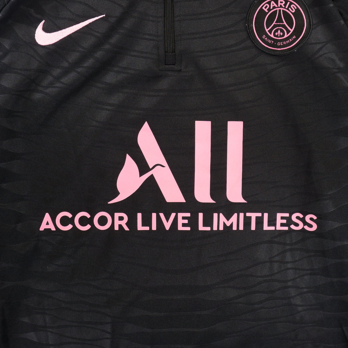 Nike x Paris Saint-Germain Dri-Fit Черна Блуза с Цип