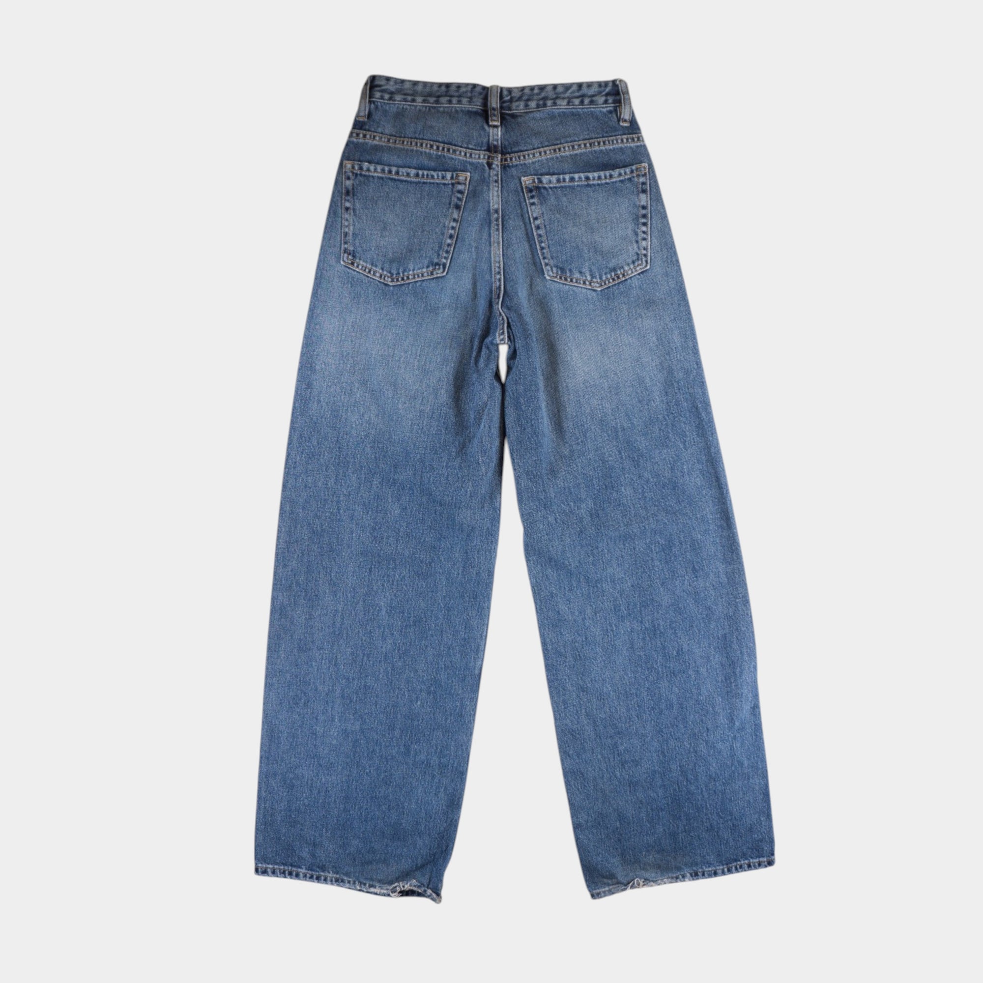 Zara Широки Сини Дънки