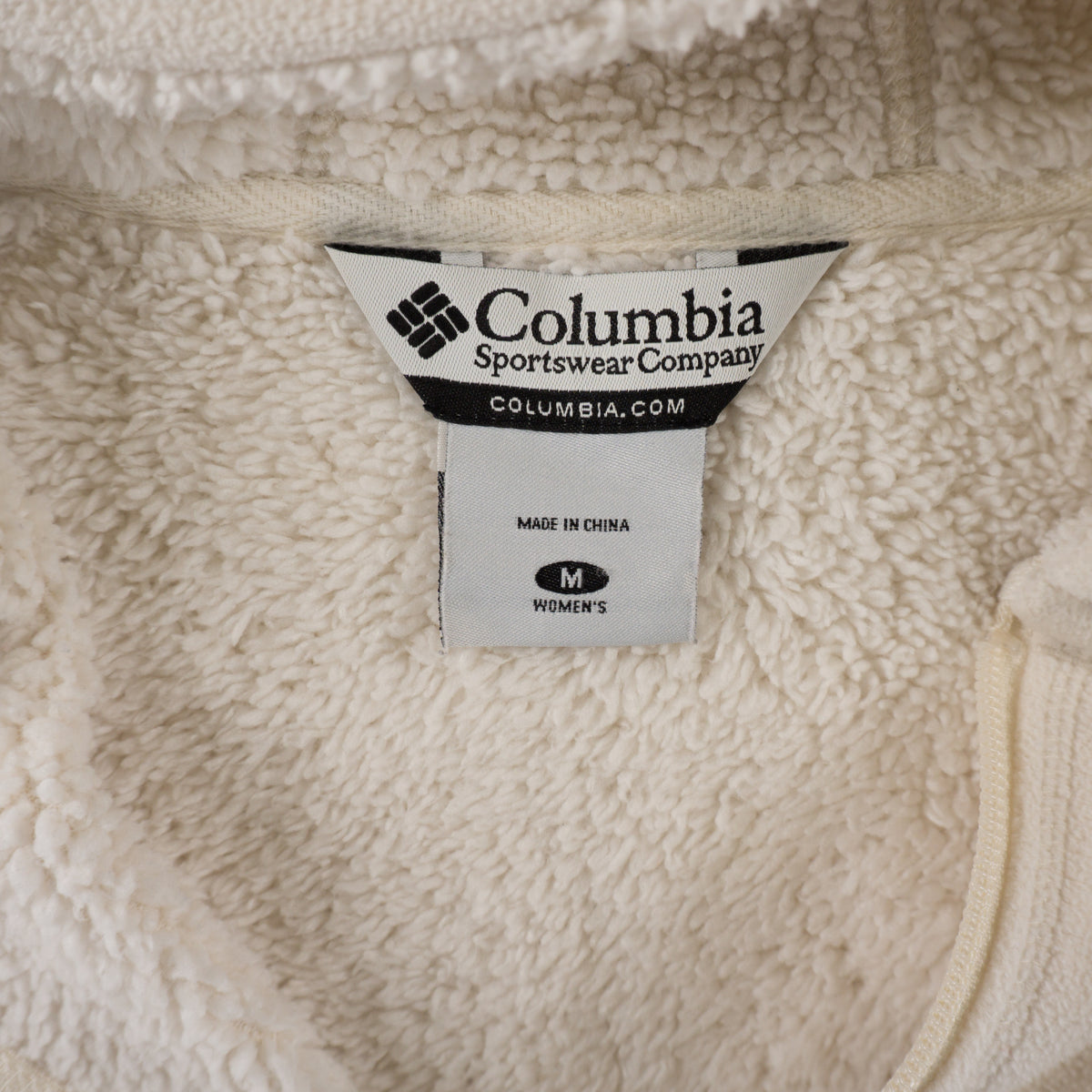 Columbia Бяло Поларен Суичър