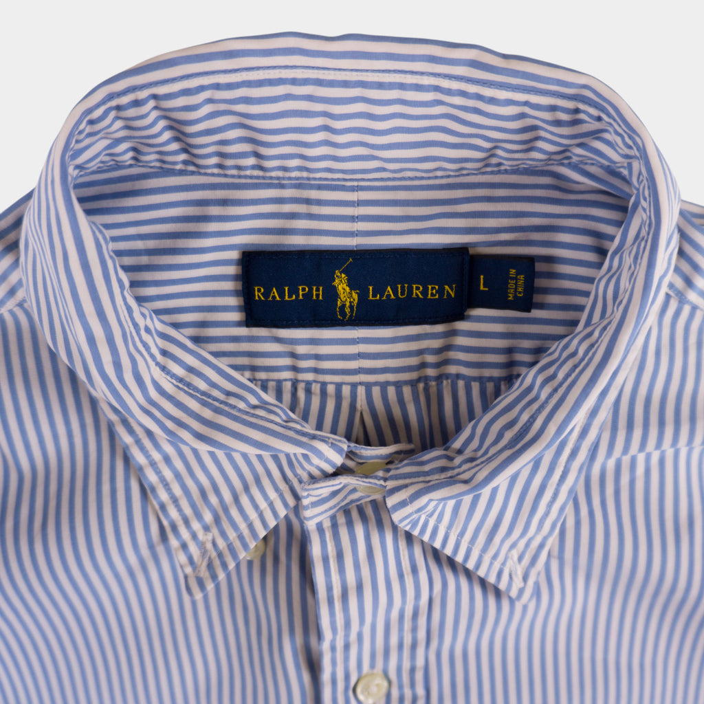 Ralph Lauren Раирана Риза с Къс Ръкав