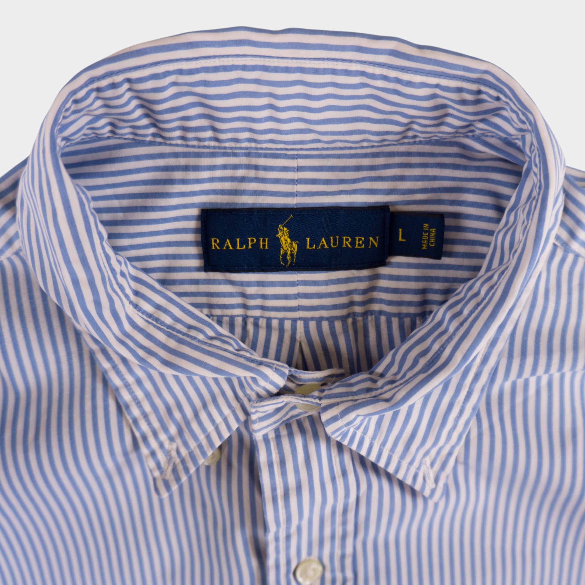 Ralph Lauren Раирана Риза с Къс Ръкав