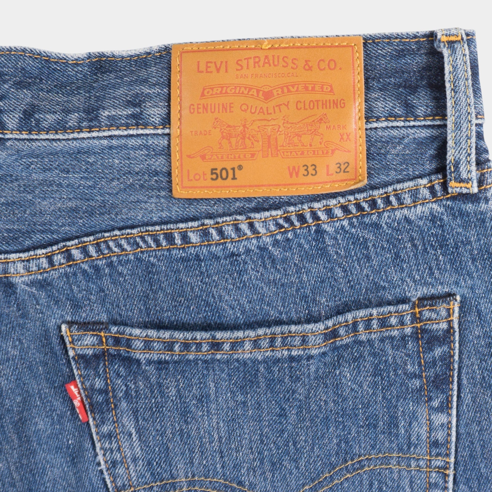 Levi's 501 "Big E" Сини Дънки
