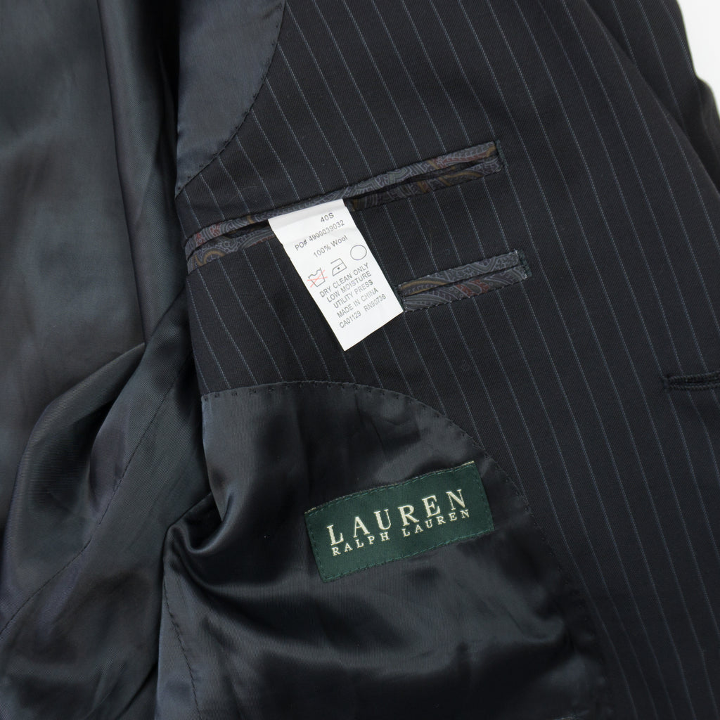 Ralph Lauren Pinstripe Официален Костюм