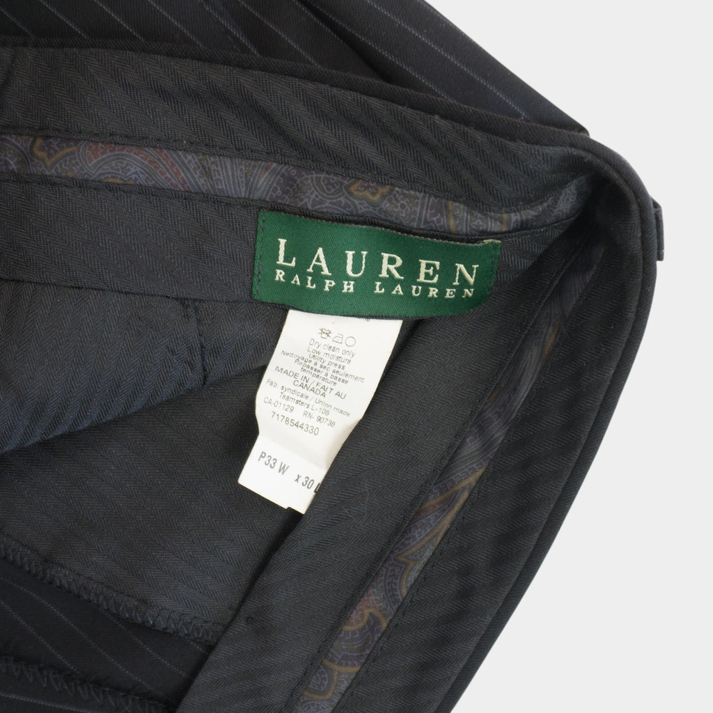 Ralph Lauren Pinstripe Официален Костюм