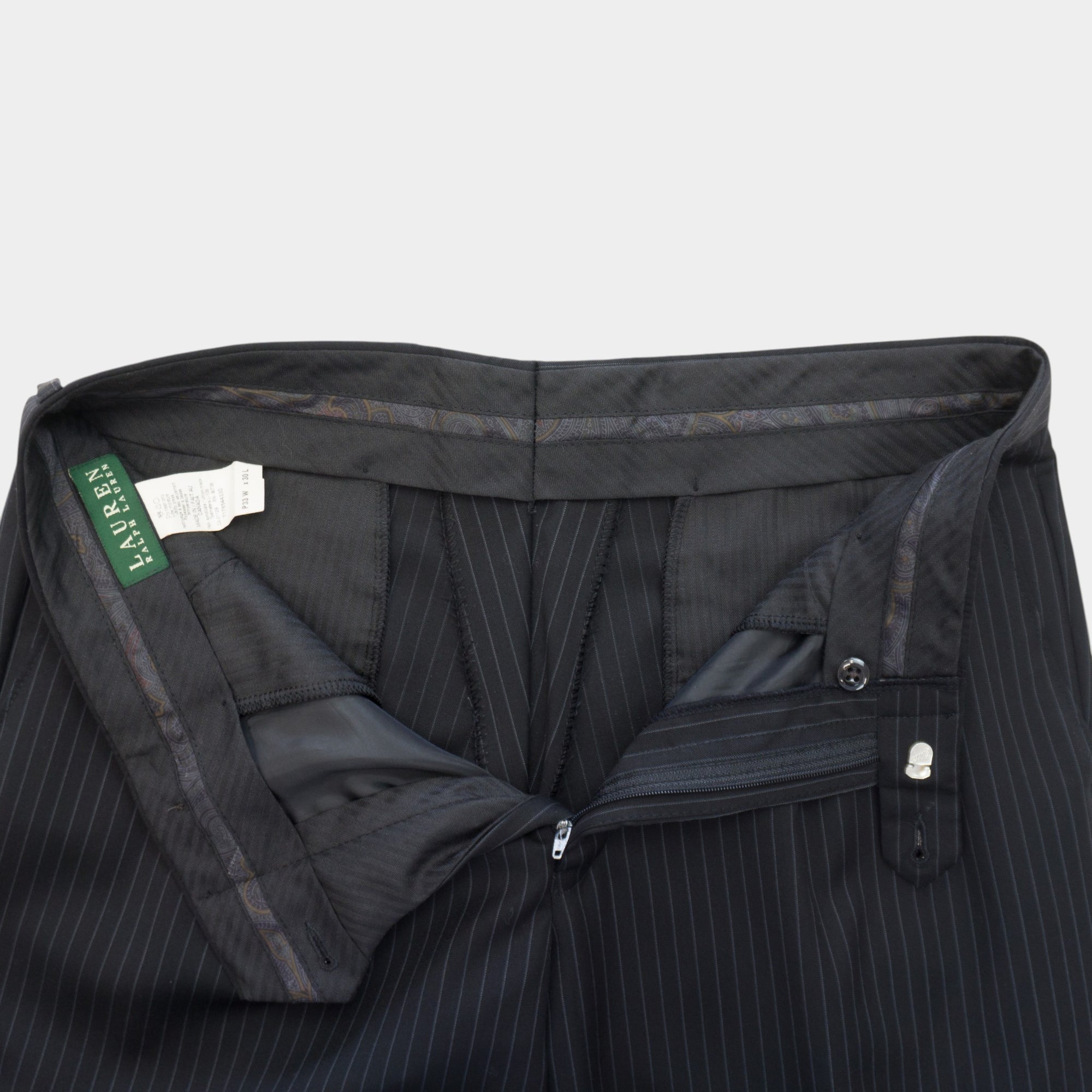 Ralph Lauren Pinstripe Официален Костюм