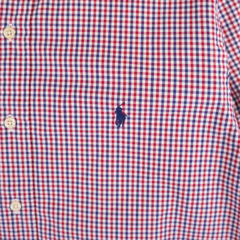 Polo Ralph Lauren Винтидж Карирана Риза с Дълъг Ръкав