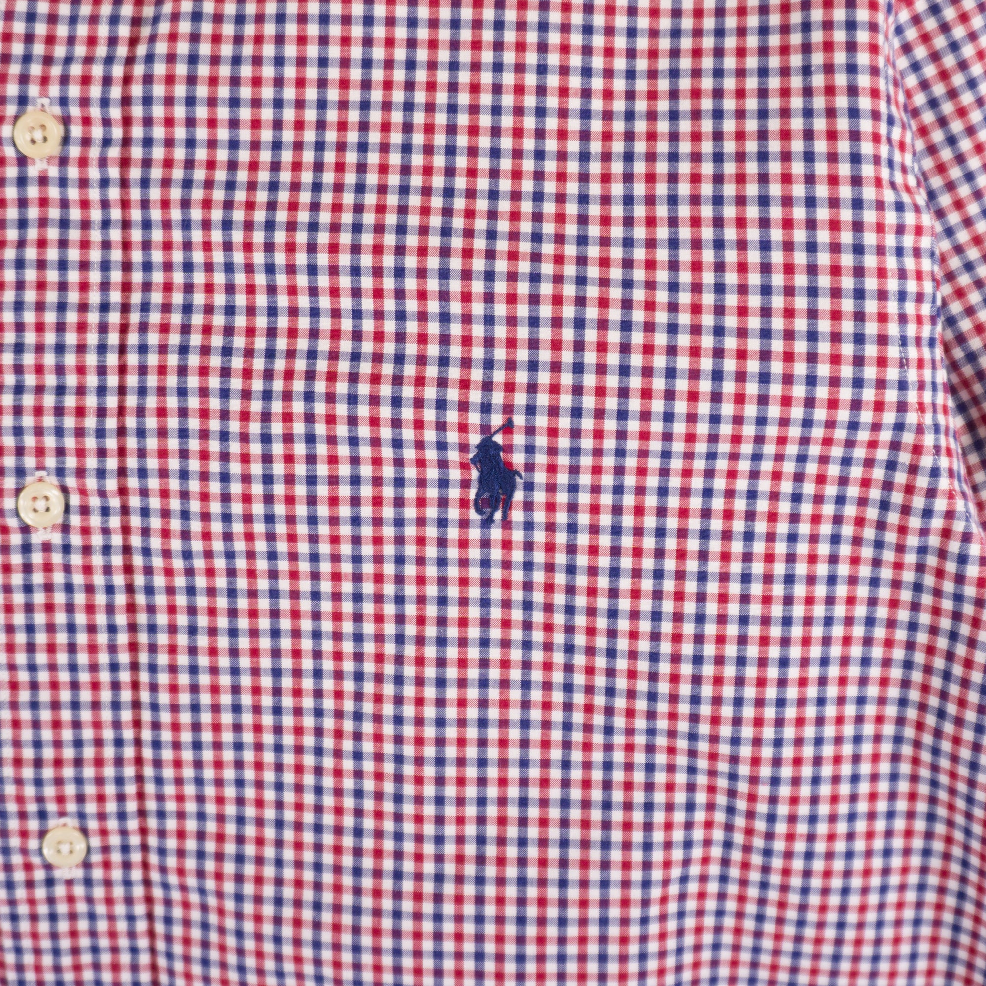 Polo Ralph Lauren Винтидж Карирана Риза с Дълъг Ръкав