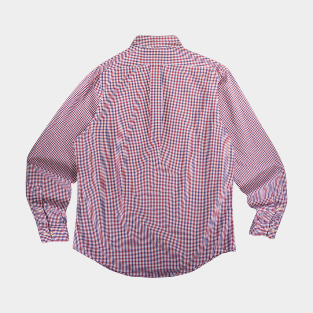 Polo Ralph Lauren Винтидж Карирана Риза с Дълъг Ръкав