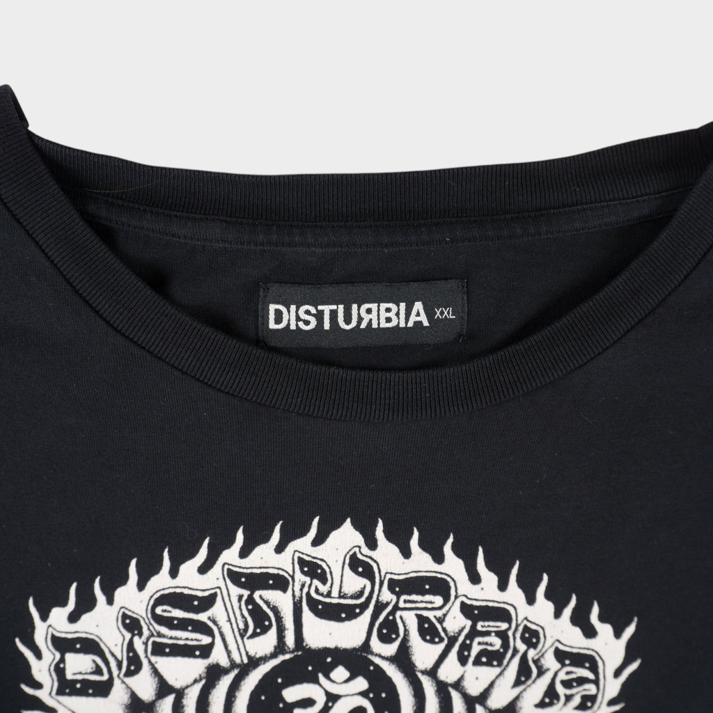 Disturbia Черна Блуза с Графика