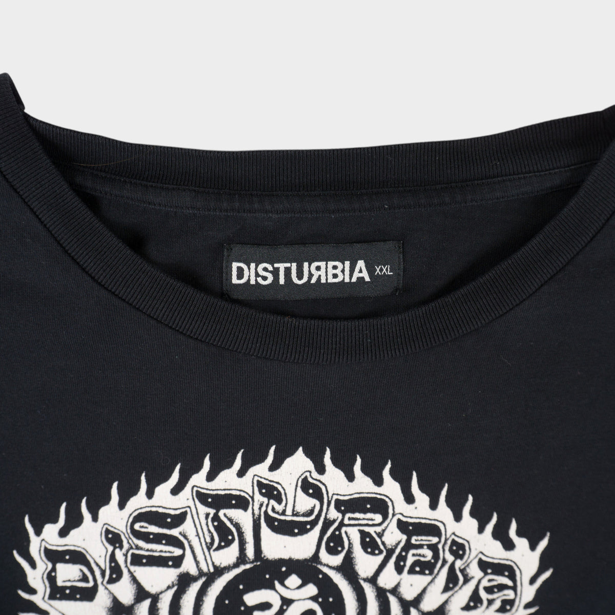 Disturbia Черна Блуза с Графика