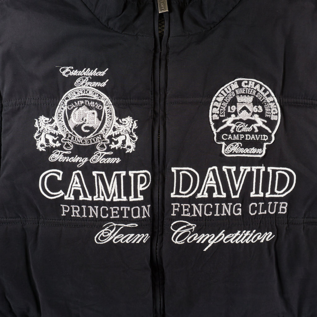Camp David Черен Подплатен Елек