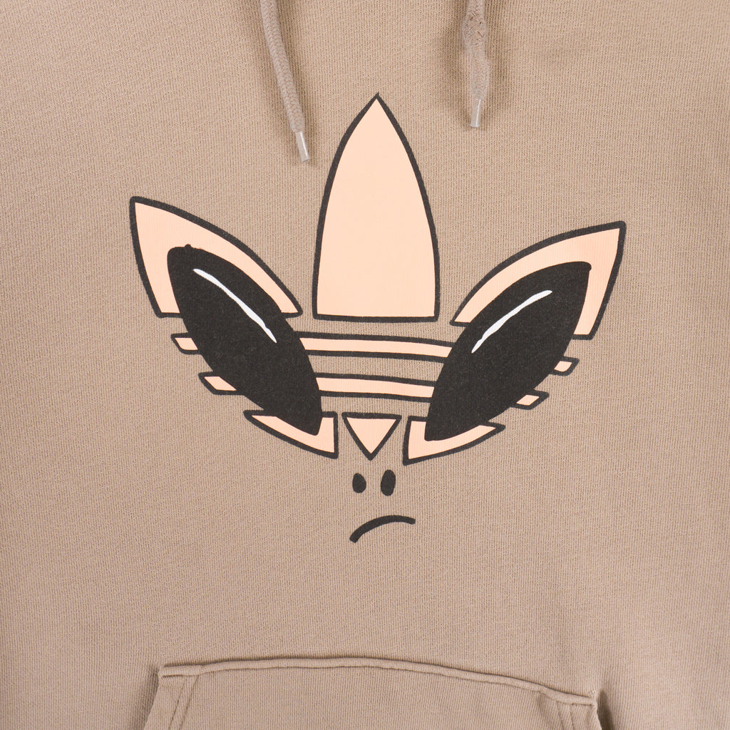 Adidas Originals Кафяв Суичър с Графика