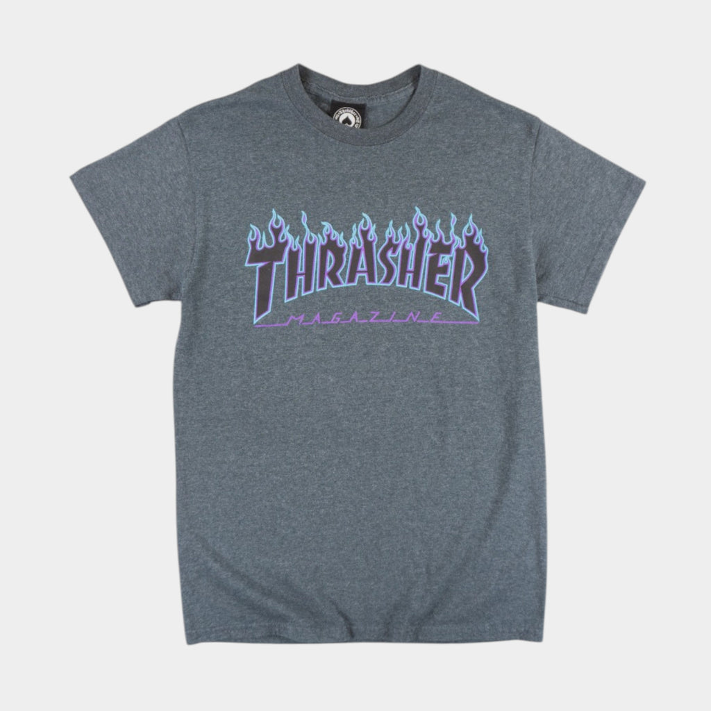 Thrasher Винтидж Сива Тениска